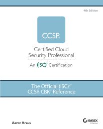 The Official ISC2 CCSP CBK Reference