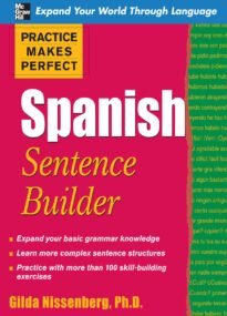 Practice Makes Perfect, Spanish Sentence Builder
