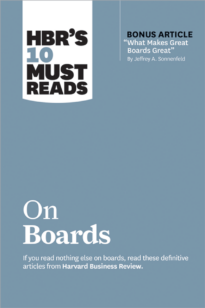 HBR's 10 Must Reads on Boards