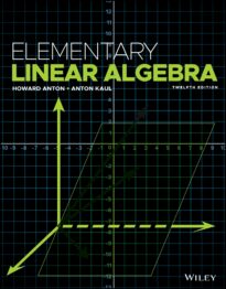 Elementary Linear Algebra, Howard Anton