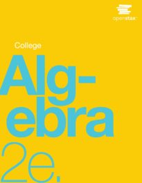 Openstax, College Algebra