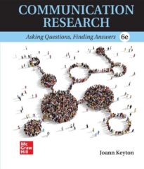 Communication Research, Asking Questions, Finding Answers