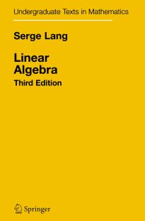 Linear Algebra, Serge Lang