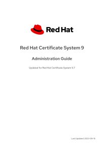 Red Hat Enterprise Linux 9 System Administrator's Guide