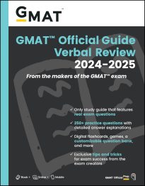 GMAT Official Guide Verbal Review 2024-2025